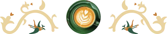 Cappuccino seen from above