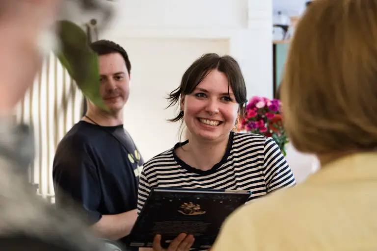 A friendly conversation